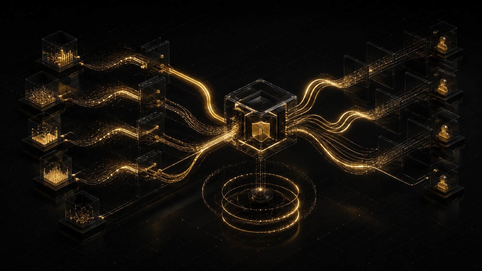 Performance-weighted routing diagram connecting buyer signals to allocation priority
